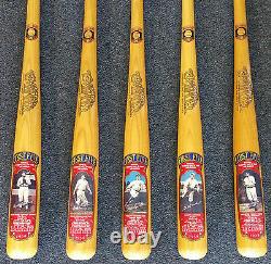 Cooperstown First Five Commemorative Baseball Bat Set 390/500 No Rack Nm