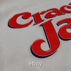 Cracker Jack National Baseball Hall Of Fame Letterman Jacket sz L VERY RARE