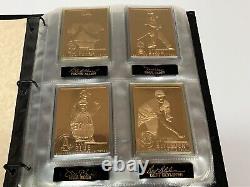 Danbury Mint 22kt Gold Baseball Hall of Fame Card Complete Set (50 cards) RUTH