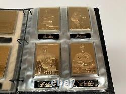 Danbury Mint 22kt Gold Baseball Hall of Fame Card Complete Set (50 cards) RUTH