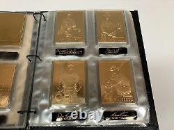 Danbury Mint 22kt Gold Baseball Hall of Fame Card Complete Set (50 cards) RUTH