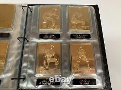 Danbury Mint 22kt Gold Baseball Hall of Fame Card Complete Set (50 cards) RUTH