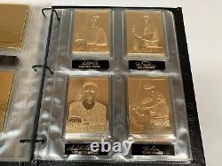 Danbury Mint 22kt Gold Baseball Hall of Fame Card Complete Set (50 cards) RUTH