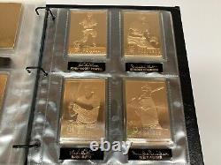 Danbury Mint 22kt Gold Baseball Hall of Fame Card Complete Set (50 cards) RUTH