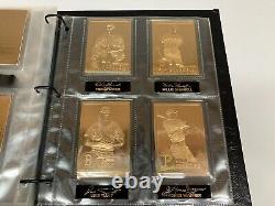 Danbury Mint 22kt Gold Baseball Hall of Fame Card Complete Set (50 cards) RUTH