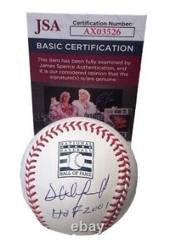 Dave Winfield Signed Hall of Fame Baseball HOF 2001 Inscription JSA COA