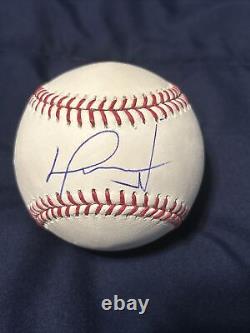 David Ortiz Signed Official Major League Baseball Boston Red Sox Hall Of Fame