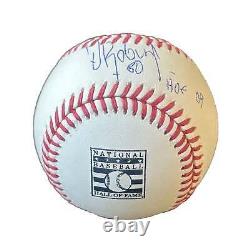 David Robinson Autographed Hall of Fame MLB Baseball JSA COA Inscribed HOF 09