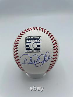 Derek Jeter Autographed Hall of Fame Logo Baseball (MLB)