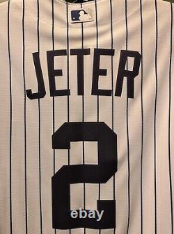 Derek Jeter Hall of Fame Pinstripe NY Yankees Official Men's Jersey 2020 MLB