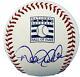 Derek Jeter New York Yankees Autographed Hall of Fame Logo Baseball