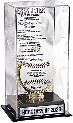 Derek Jeter New York Yankees Hall of Fame Career Sublimated Display Case with Im