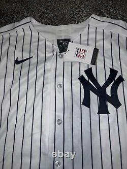 Derek Jeter Nike Authentic New York Yankees Hall of Fame Jersey Size 48 NEW
