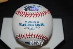 Derek Jeter Signed Baseball Omlb Auto Yankees Hof Steiner Coa Hall Of Fame