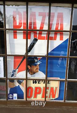 Dodgers Mike Piazza Official Dodger Stadium Banner 3'x8'-1/1 -Hall of Fame