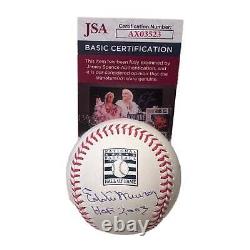 Eddie Murray Signed Hall of Fame MLB Baseball HOF 2003 Inscription JSA COA