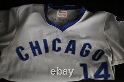 Ernie Banks 1973 Wilson Game Used Chicago Cubs Road Hall of Fame Jersey Set 2