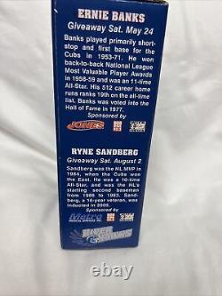 Ernie Banks Chicago Cubs 2008 Rockford Riverhawks Bobblehead SGA Hall of Fame