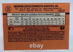 Error KEN GRIFFEY JR 1990 Donruss Card #365 NO DOT Inc RARE Misprint