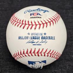 FRANK ROBINSON Signed Official MLB Baseball-HALL OF FAME-ORIOLES-REDS-PSA