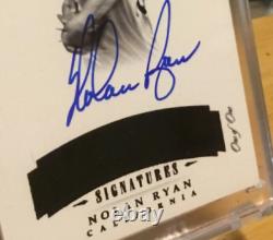 Flawless Baseball Nolan Ryan Autograph Hall Of Fame One Of One Panini Sealed