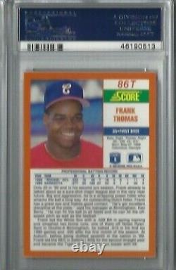 Frank Thomas 1990 Score Rookie/Traded #86T PSA 10 RC Rookie HALL OF FAME SOX