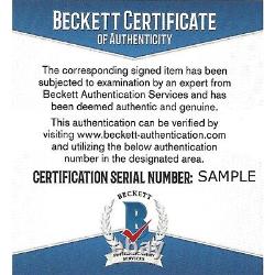 Frank Thomas Autographed Hall of Fame HOF 2014 Signed MLB Baseball Beckett COA