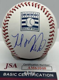 Fred McGriff Signed Hall Of Fame HOF Baseball Atlanta Braves 2023 INSC. JSA COA