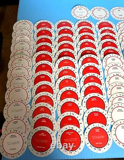 GAME SET 1979 Cadaco All-Star Baseball Hall of Fame 226 Discs Elect. Spinner #1