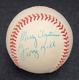 GEORGE KELL Signed Inscribed MERRY CHRISTMAS Official Baseball-HALL OF FAME-PSA