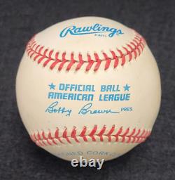 GEORGE KELL Signed Inscribed MERRY CHRISTMAS Official Baseball-HALL OF FAME-PSA