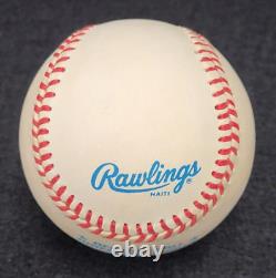 GEORGE KELL Signed Inscribed MERRY CHRISTMAS Official Baseball-HALL OF FAME-PSA