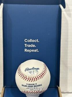George Brett Signed Baseball (MLB holo) Hall of Fame Display Case Snow White