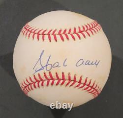 HANK AARON Signed Official MLB Baseball-HALL OF FAME-ATLANTA BRAVES-PSA