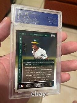 (HOF) Rickey Henderson #23/25 2004 Playoff Honors Authentic Autograph PSA 8.5