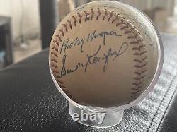 Hall Of Fame Baseball Sandy Koufax, Roy Campanella, Bob Feller, Etc