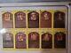 Hall Of Fame Induction Day Autographed Baseball Plaque Postcards (10 PLAYERS)