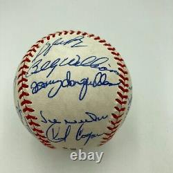 Hall Of Fame Legends Multi Signed Baseball 20+ Sigs Eddie Mathews JSA COA