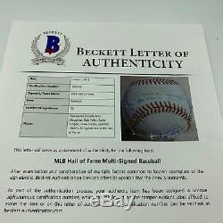 Hall Of Fame Multi Signed Baseball 23 Sigs Harmon Killebrew Stargell Beckett COA