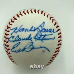 Hall Of Fame Multi Signed Cracker Jack Old Timers Game Baseball Beckett COA