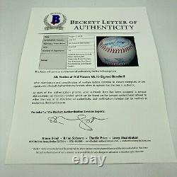 Hall Of Fame Multi Signed Cracker Jack Old Timers Game Baseball Beckett COA