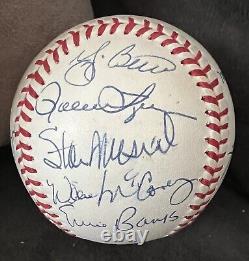 Hall Of Fame Signed Baseball 13 Aaron Musial Berra Bench Seaver Banks Snider JSA