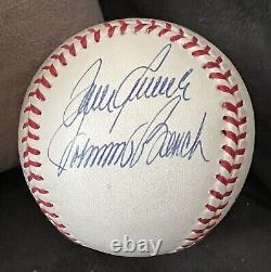 Hall Of Fame Signed Baseball 13 Aaron Musial Berra Bench Seaver Banks Snider JSA