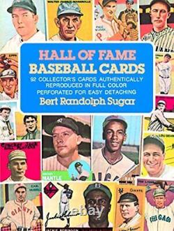 Hall of Fame Baseball Cards Sugar, Bert Randolph Paperback Good