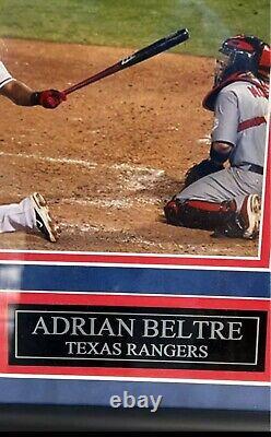 Hall of Fame HOF Adrian Beltre MLB World Series Baseball Game 5 Ticket and Photo