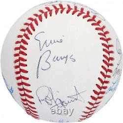 Hall of Fame Shortstops Autographed Baseball with 7 Signatures JSA BB78211