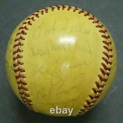 Hall of Fame Signed Baseball with Satchell Paige 21 Signatures Full JSA Letter