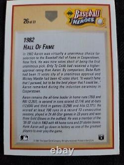 Hank Aaron 1982 Hall Of Fame