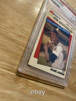 Hank Aaron PSA 4 K-Mart #1 Braves 1987 Hall of Fame Baseball Man Cave Collector