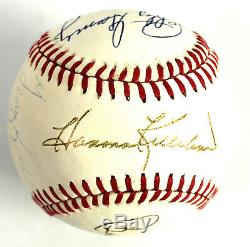 Harmon Killebrew Lefty Gomez Hall Of Fame Multi Signed Baseball 9 SIgs JSA COA
